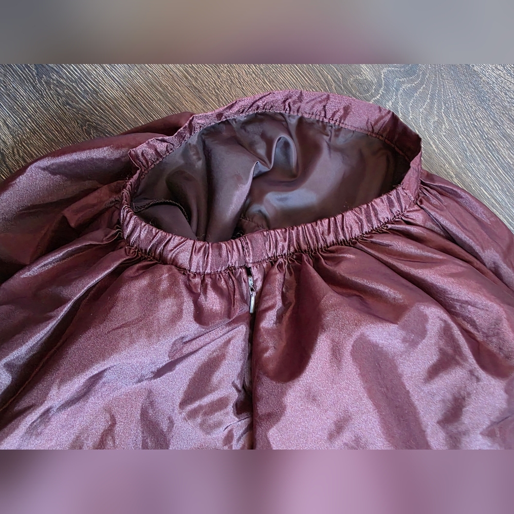 American Girl Bitty Baby vintage "Chocolate Cherry" cardigan & skirt set - Picture 11 of 11